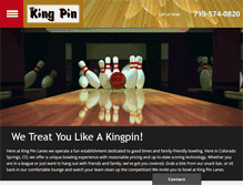 Tablet Screenshot of kingpinlanes-cos.com